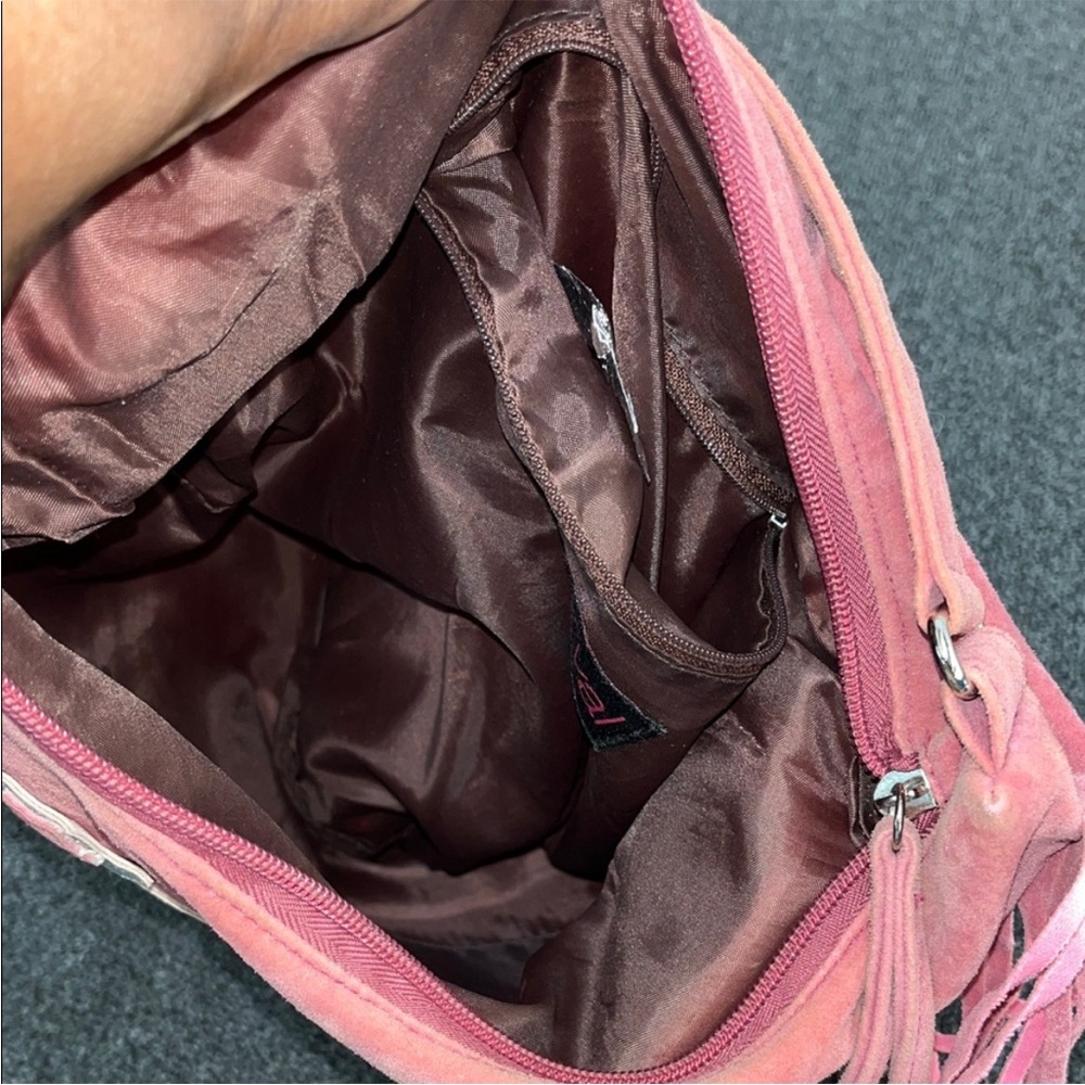 Fringed Pink Handbag - Picture 2 of 4